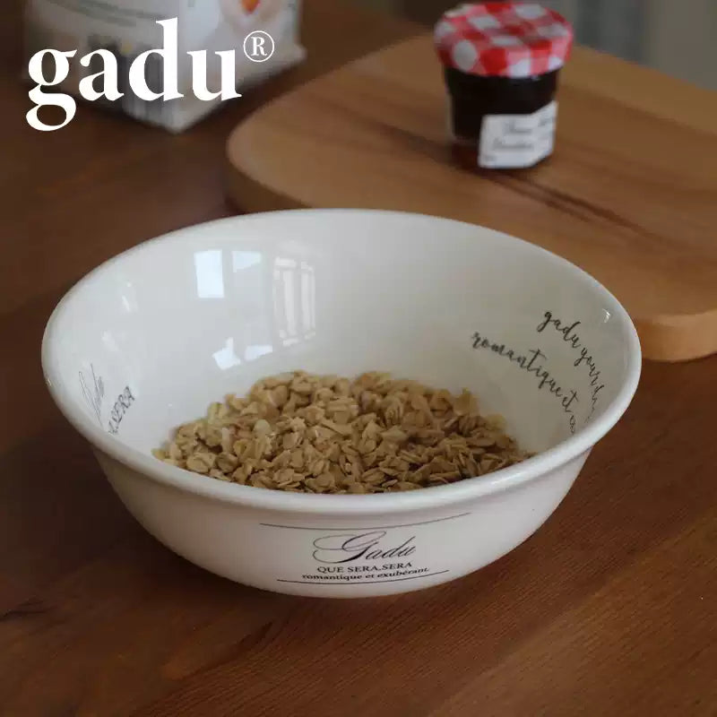 QSS Lettered Ceramic Bowl — 600 ml & Gift Set